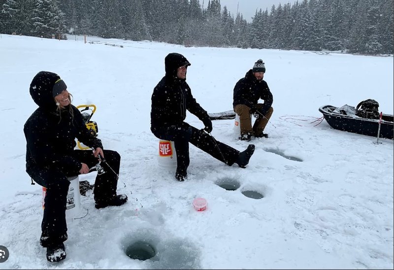Canada - ice fishing game online